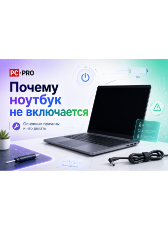 Почему ноутбук не включается