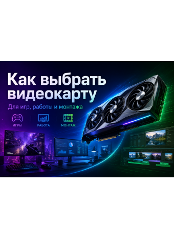 Как выбрать видеокарту для игр, работы и монтажа