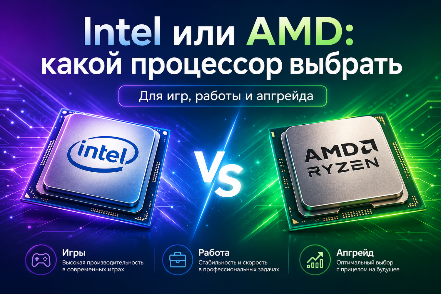 Intel или AMD: какой процессор выбрать