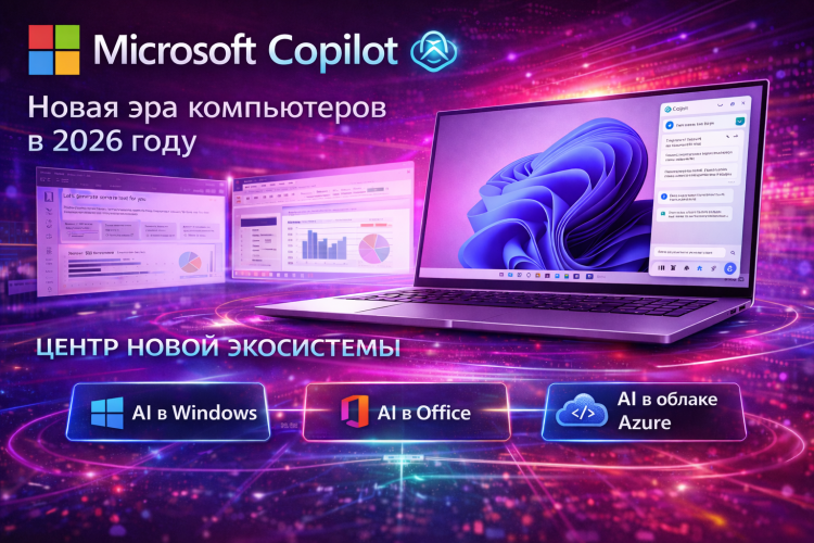 Microsoft Copilot 2026 — как AI меняет Windows, Office и ПК