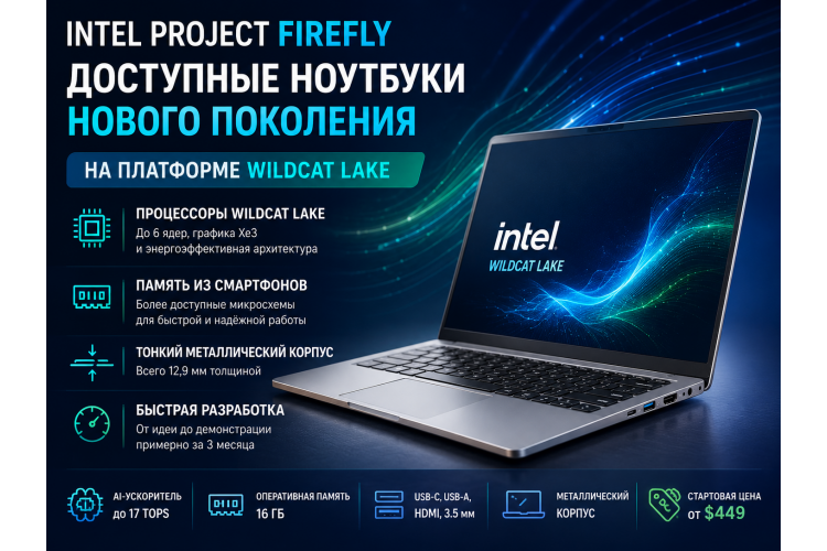 Intel раскрыла подробности Project Firefly