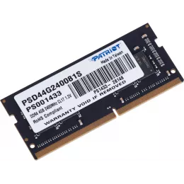Память DDR4 4Gb 2400MHz Patriot PSD44G240081S Signature RTL PC4-19200 CL17 SO-DIMM 260-pin 1.2В single rank Ret