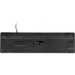Клавиатура Оклик 420MRL черный USB slim Multimedia LED (1091226) кабель 1.5м