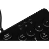 Клавиатура Оклик 420MRL черный USB slim Multimedia LED (1091226) кабель 1.5м