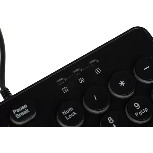 Клавиатура Оклик 420MRL черный USB slim Multimedia LED (1091226) кабель 1.5м