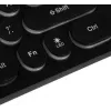 Клавиатура Оклик 420MRL черный USB slim Multimedia LED (1091226) кабель 1.5м