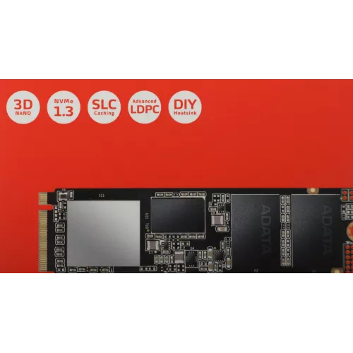 Накопитель SSD A-Data PCIe 3.0 x4 512GB ASX8200PNP-512GT-C XPG SX8200 Pro M.2 2280