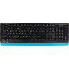 Клавиатура + мышь A4Tech Fstyler FG1010 клав:черный/синий мышь:черный/синий USB беспроводная Multimedia (FG1010 BLUE)
