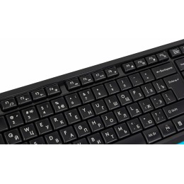 Клавиатура + мышь A4Tech Fstyler FG1010 клав:черный/синий мышь:черный/синий USB беспроводная Multimedia (FG1010 BLUE)