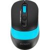 Клавиатура + мышь A4Tech Fstyler FG1010 клав:черный/синий мышь:черный/синий USB беспроводная Multimedia (FG1010 BLUE)