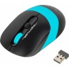Клавиатура + мышь A4Tech Fstyler FG1010 клав:черный/синий мышь:черный/синий USB беспроводная Multimedia (FG1010 BLUE)