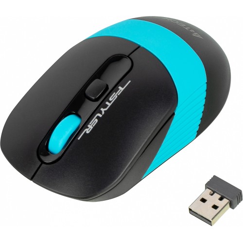 Клавиатура + мышь A4Tech Fstyler FG1010 клав:черный/синий мышь:черный/синий USB беспроводная Multimedia (FG1010 BLUE)