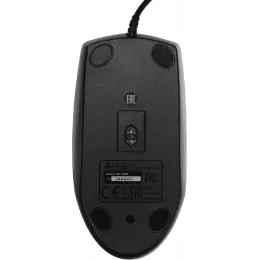 Мышь A4Tech OP-730D черный оптическая 1200dpi USB 4but