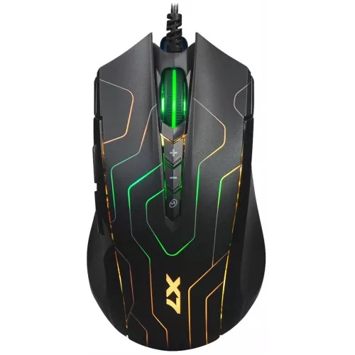 Мышь A4Tech X89 Maze черный оптическая 2400dpi USB 8but (X89 (MAZE))