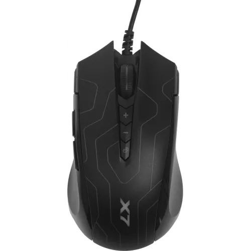 Мышь A4Tech X89 Maze черный оптическая 2400dpi USB 8but (X89 (MAZE))