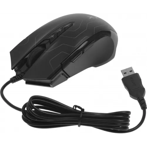 Мышь A4Tech X89 Maze черный оптическая 2400dpi USB 8but (X89 (MAZE))