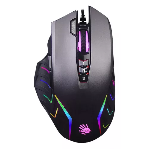 Мышь A4Tech Bloody J95s серый оптическая 8000dpi USB 9but (J95S GREY)