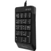 Числовой блок A4Tech FK13P черный USB slim для ноутбука (FK13P BLACK) кабель 1.5м