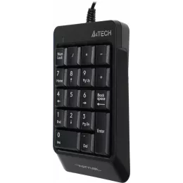 Числовой блок A4Tech FK13P черный USB slim для ноутбука (FK13P BLACK) кабель 1.5м