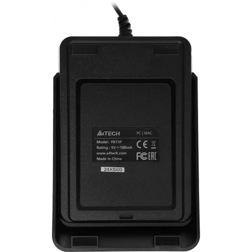 Числовой блок A4Tech FK13P черный USB slim для ноутбука (FK13P BLACK) кабель 1.5м