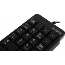 Числовой блок A4Tech FK13P черный USB slim для ноутбука (FK13P BLACK) кабель 1.5м