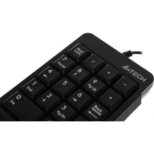 Числовой блок A4Tech FK13P черный USB slim для ноутбука (FK13P BLACK) кабель 1.5м