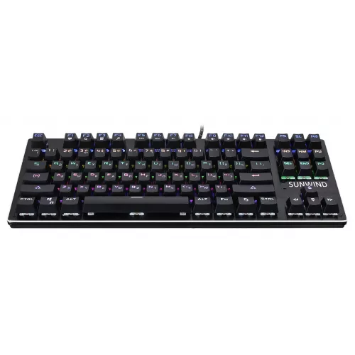 Клавиатура SunWind SW-K900G механическая черный USB Multimedia for gamer LED (1422332) кабель 1.8м