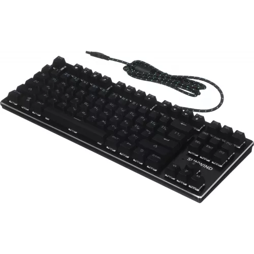 Клавиатура SunWind SW-K900G механическая черный USB Multimedia for gamer LED (1422332) кабель 1.8м