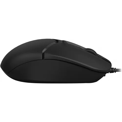 Мышь A4Tech Fstyler FM12S черный оптическая 1200dpi silent USB 3but (FM12S BLACK)