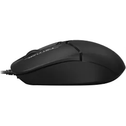 Мышь A4Tech Fstyler FM12S черный оптическая 1200dpi silent USB 3but (FM12S BLACK)