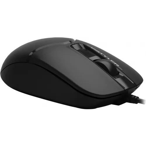 Мышь A4Tech Fstyler FM12S черный оптическая 1200dpi silent USB 3but (FM12S BLACK)
