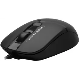 Мышь A4Tech Fstyler FM12S черный оптическая 1200dpi silent USB 3but (FM12S BLACK)