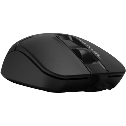 Мышь A4Tech Fstyler FM12S черный оптическая 1200dpi silent USB 3but (FM12S BLACK)