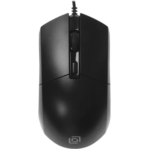 Мышь Оклик 207M черный оптическая 2400dpi USB 4but (1474598)