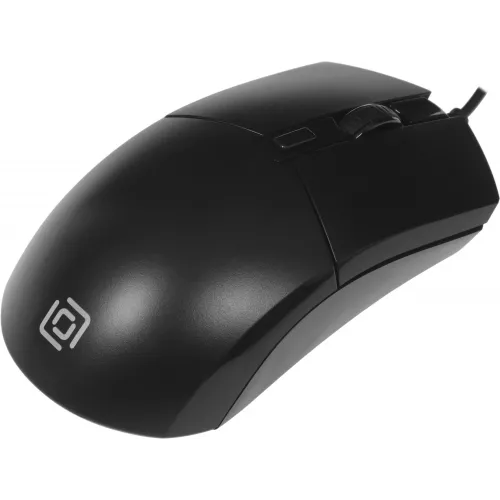 Мышь Оклик 207M черный оптическая 2400dpi USB 4but (1474598)