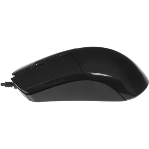 Мышь Оклик 207M черный оптическая 2400dpi USB 4but (1474598)