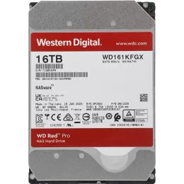 Жесткий диск WD SATA-III 16Tb WD161KFGX NAS Red Pro (7200rpm) 512Mb 3.5"