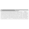 Клавиатура A4Tech FBK25 белый/серый USB беспроводная BT/Radio slim Multimedia (FBK25 WHITE)