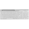 Клавиатура A4Tech FBK25 белый/серый USB беспроводная BT/Radio slim Multimedia (FBK25 WHITE)