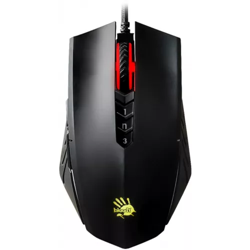 Мышь A4Tech Bloody A70 черный оптическая 6200dpi USB 8but (A70 MATTE BLACK)