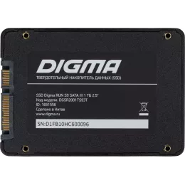 Накопитель SSD Digma SATA-III 1TB DGSR2001TS93T Run S9 2.5"
