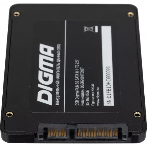 Накопитель SSD Digma SATA-III 1TB DGSR2001TS93T Run S9 2.5"