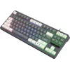 Клавиатура Оклик 711G серый/белый USB Multimedia for gamer LED (1790385) кабель 1.5м