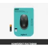Мышь Logitech M190 черный/темно-серый оптическая 1000dpi беспров. USB 2but (910-005905/910-005902)