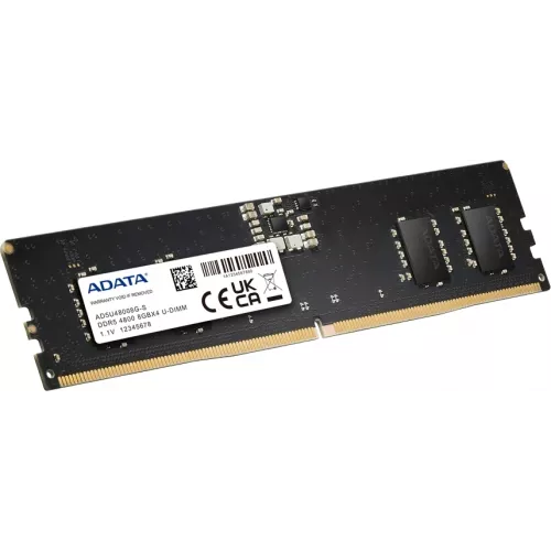 Память DDR5 32Gb 4800MHz A-Data AD5U480032G-S RTL PC5-38400 CL40 DIMM 288-pin 1.1В single rank Ret