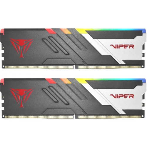Память DDR5 2x16Gb 5600MHz Patriot PVVR532G560C36K Viper Venom RGB RTL Gaming PC5-44800 CL36 DIMM 288-pin 1.25В с радиатором Ret