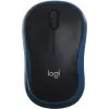 Мышь Logitech M185 черный/синий оптическая 1000dpi беспров. USB для ноутбука 2but (910-002632)