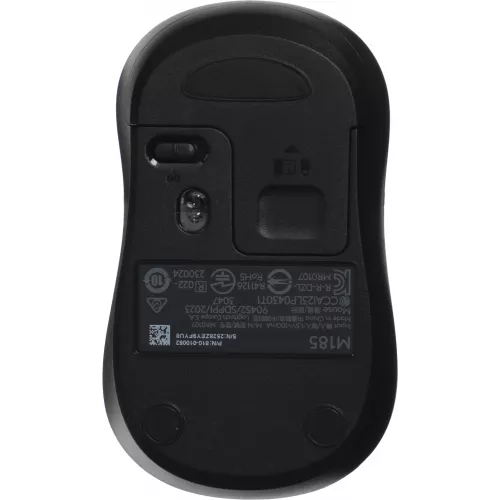 Мышь Logitech M185 черный/синий оптическая 1000dpi беспров. USB для ноутбука 2but (910-002632)