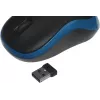 Мышь Logitech M185 черный/синий оптическая 1000dpi беспров. USB для ноутбука 2but (910-002632)