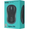 Мышь Logitech M185 черный/синий оптическая 1000dpi беспров. USB для ноутбука 2but (910-002632)